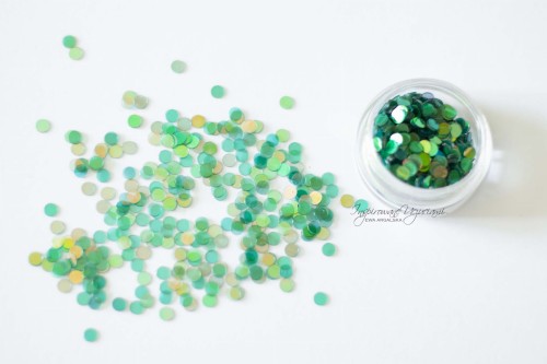 Cekiny 3mm - ZIELONE.jpg